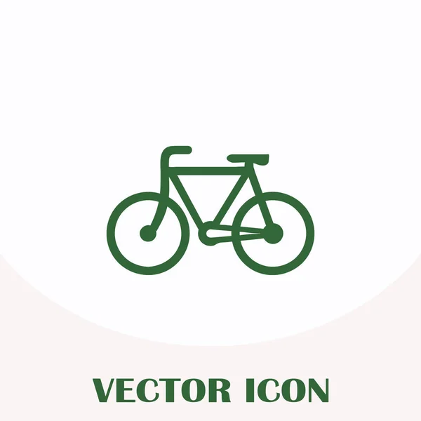 Bicicleta ícone estoque vetor ilustração plana design — Vetor de Stock