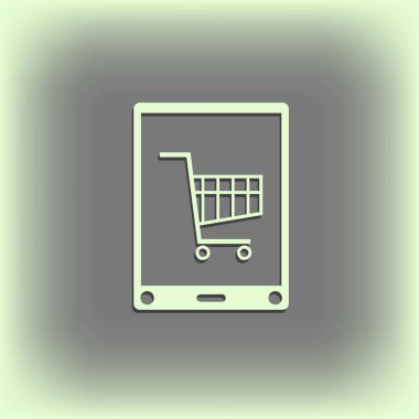 vektör akıllı telefon. Web vektör stili.