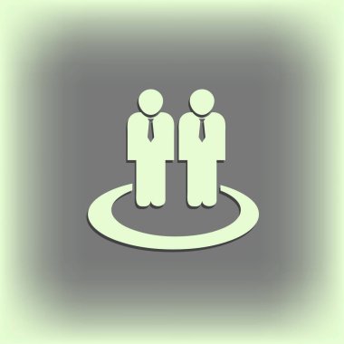 insanlar simgesi. Web vektör simgesi