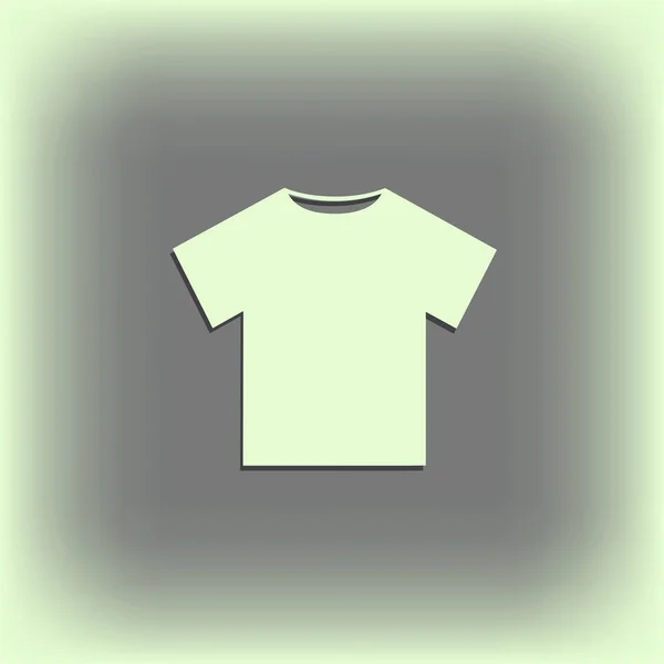 T-Shirt Icon Vektor. Webvektorstil. — Stockvektor