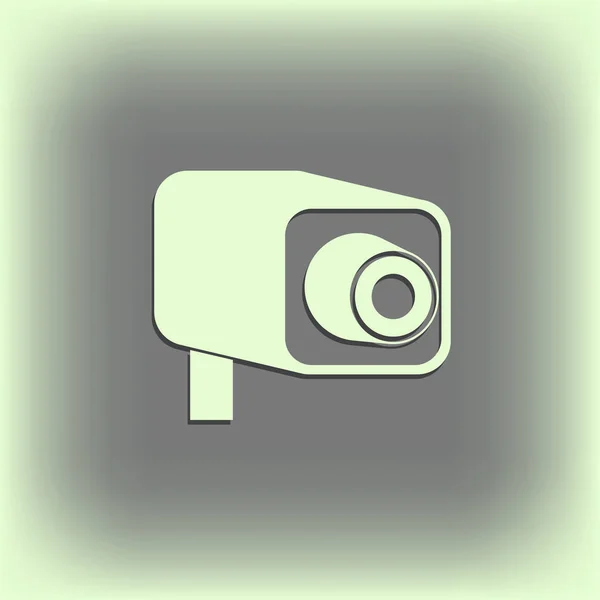 Video camera vector icon. Web vector style. — Stock Vector