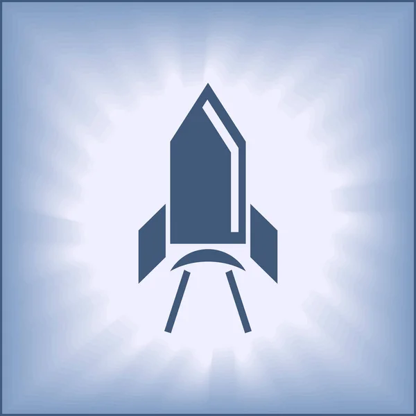 Rocket icon symbol vector — Stock Vector