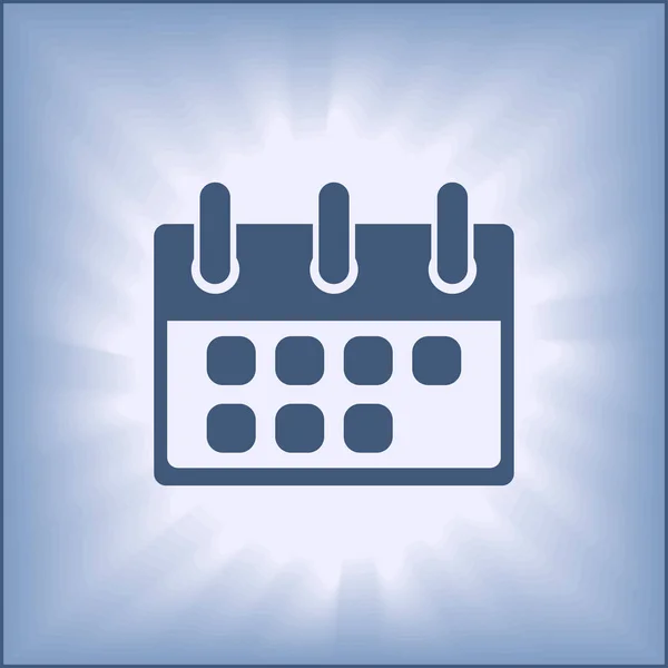 Calendario Icono vector para el sitio web . — Archivo Imágenes Vectoriales