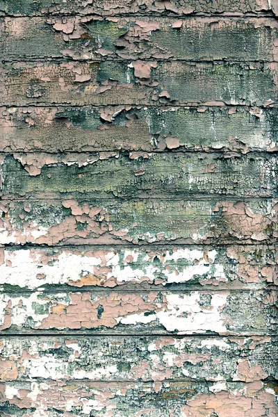 Старинный Деревянный Фон Пилинговой Краской Фоновый Крупный План — стоковое фото