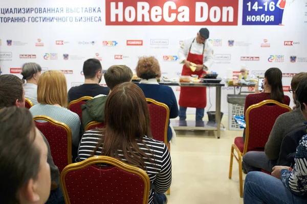 Rostov Sur Don Russie Novembre 2018 Performance Célèbre Chef Exposition — Photo