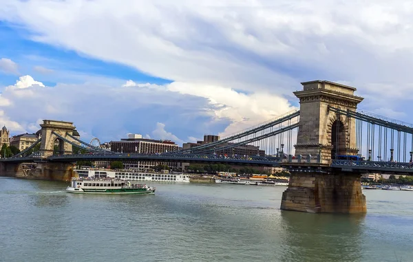 Ponte Szechenyi a Budapest — Foto Stock