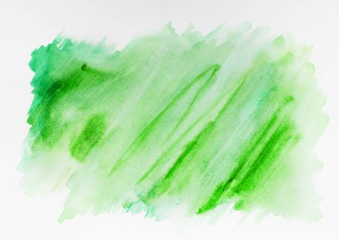 Açık arkaplanda soyut suluboya. Renkler kağıda sıçrıyor. El yapımı..