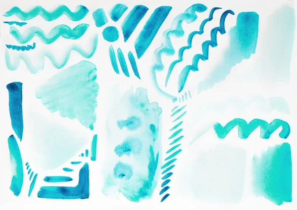 Abstracte Aquarel Een Lichte Achtergrond Kleur Spatten Papier Handgemaakt — Stockfoto