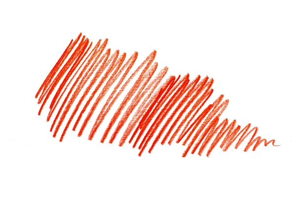 Linii Creion Culoare Creion Fundal Alb Rezumat Șablon Izolat Acuarelă — Fotografie, imagine de stoc