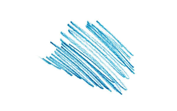 Beyaz Arka Planda Renkli Kalem Çizgileri Tasarımınız Için Soyut Izole — Stok fotoğraf