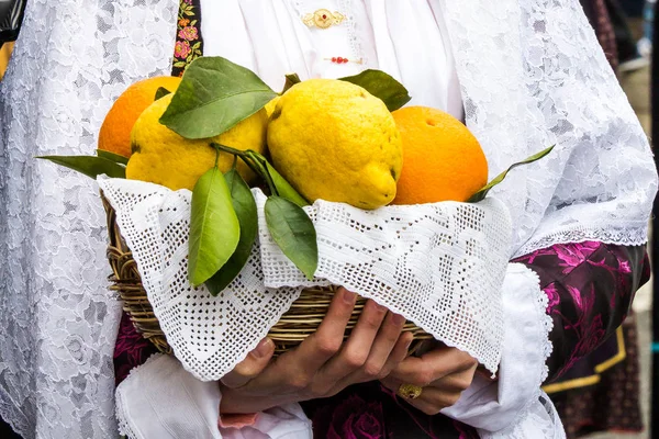 Muravera Itálie Duben 2017 Citrusový Festival Sardinie — Stock fotografie