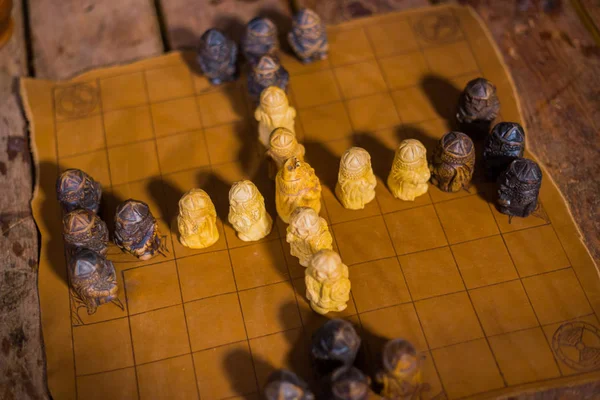 Juego de mesa de estrategia popular - tafl —  Fotos de Stock