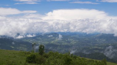 mountains.carpathian Dağları'nın görünümü