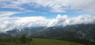 mountains.carpathian Dağları'nın görünümü