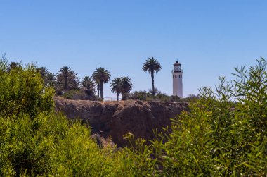 Point Vicente Lighthouse is a lighthouse in California, US, in Rancho Palos Verdes, north of Los Angeles Harbor, California.The lighthouse is listed on the National Register of Historic Places clipart