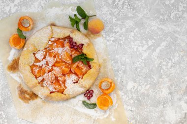 Yaz vejetaryen gıda, yaz meyve lezzetli pasta