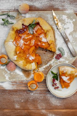 Yaz vejetaryen gıda, yaz meyve lezzetli pasta