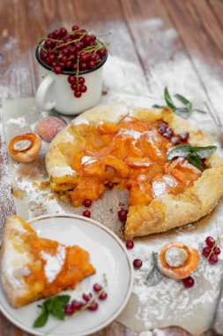 Yaz vejetaryen gıda, yaz meyve lezzetli pasta