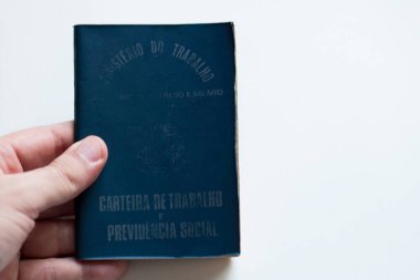Brezilya işçi portföyü. Portekizce 