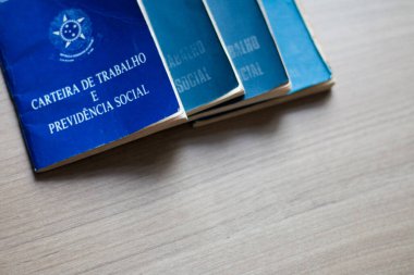 Brezilya çalışma kartı. Portekizce 