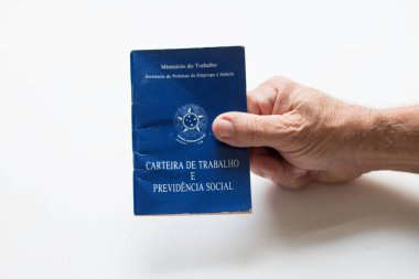 Brezilya işçi portföyü. Portekizce 