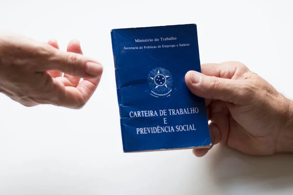 Brezilya işçi portföyü. Portekizce 