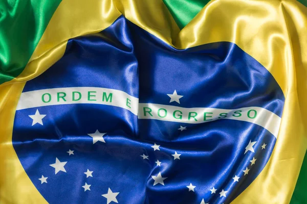 Brezilya bayrağının kabartmalı fotoğrafı