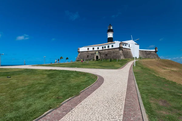 Barra Maják Pohlednice Města Salvador Bahia Brazílie — Stock fotografie