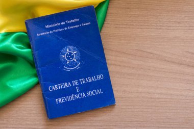 Brezilya çalışma kartı. Portekizce 