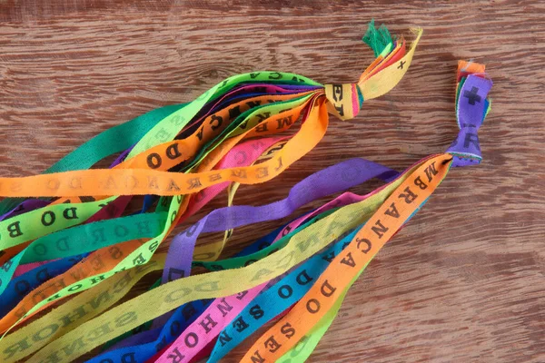 Bänder Von Senhor Bonfim Übersetzung Souvenir Des Herrn Von Bonfim — Stockfoto