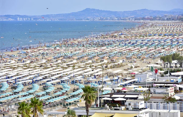 Spiaggia di Rimini — Stok fotoğraf