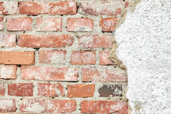 Brick background. Old brick wall. Brickwork from old bricks.