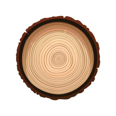 Boyutlanmış ahşap kahverengi nesne vektör izole dokusuna