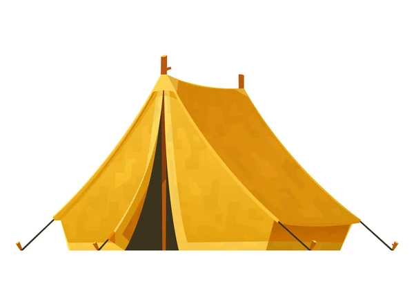 Tenda da viaggio campeggio vettore illustrazione per la natura turismo viaggio avventura — Vettoriale Stock