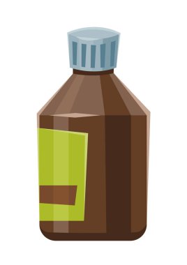 Ilaçlar tabletler için etiket ile İlaç şişesi kapsüller reçete ler vitaminler beyaz arka plan üzerinde izole