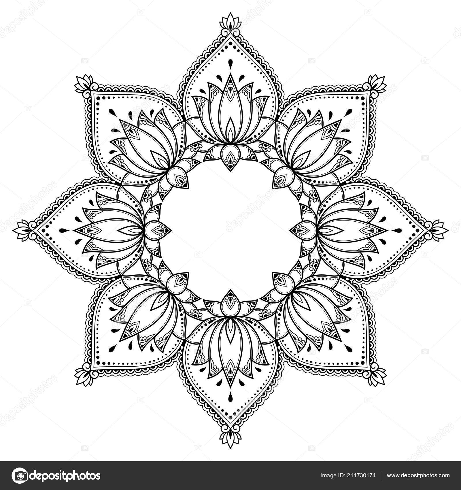 Circular Pattern Form Mandala Lotus Flower Henna Mehndi Tattoo Decoration Stock Vector Image by ©.com #211730174 Circular Pattern Form Mandala Lotus Flower Henna Mehndi Tattoo Decoration Stock Vector Image by ©.com #211730174