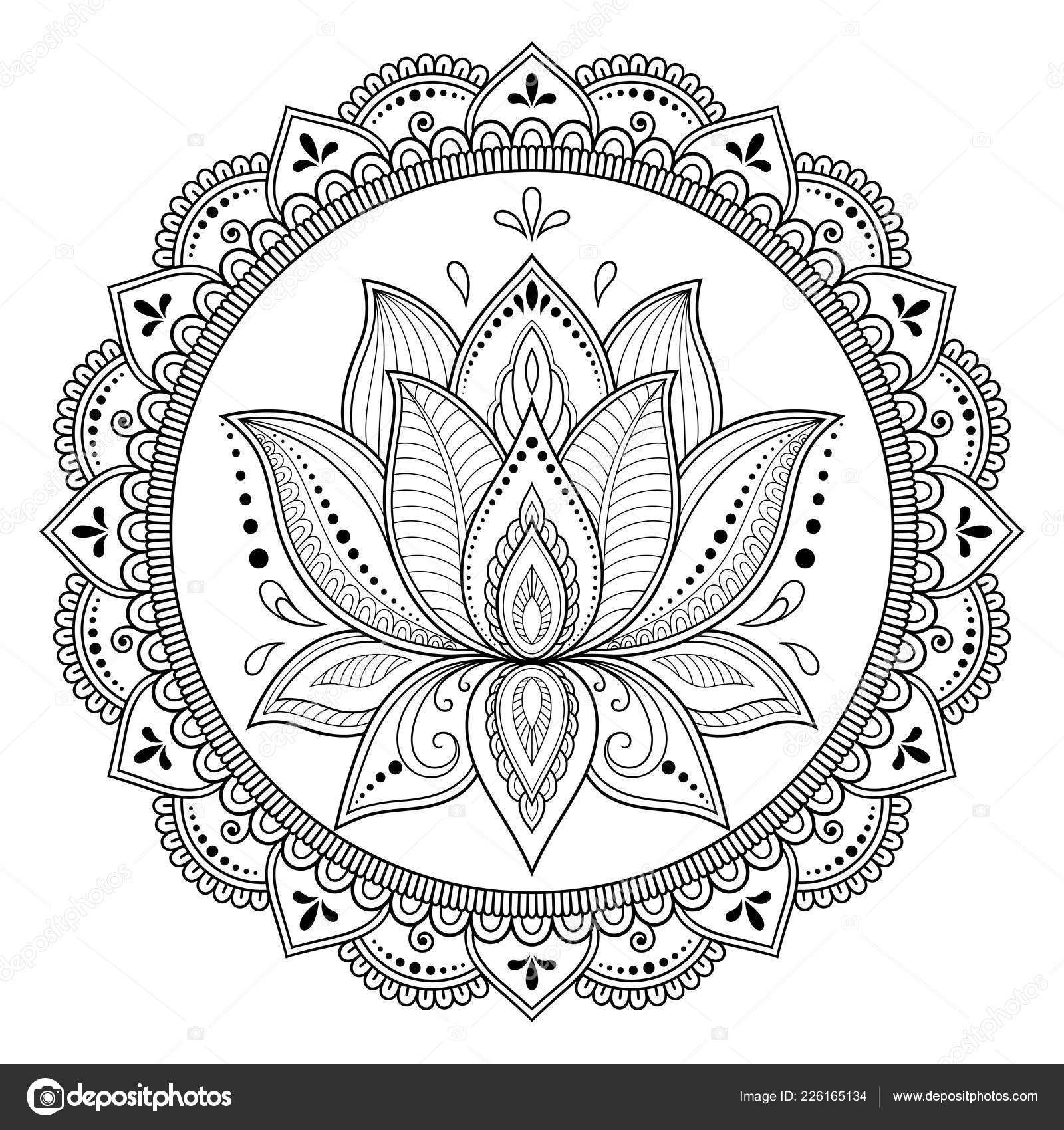 Mandalas Para Colorear Flor De Loto Dibujos I Para Colorear | Images