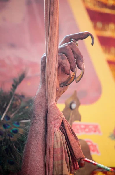 Índia Uttar Estado Pradesh Festival Kumbh Mela Perto Allahabad — Fotografia de Stock