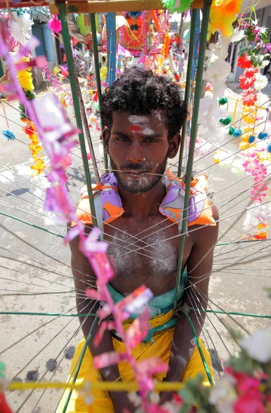 Miejscowych Ludzi Stan Tamilnadu Wieś Chidambaranathapuram — Zdjęcie stockowe