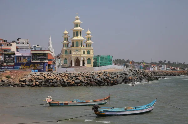 Southest Hindistan Şehir Kanyakumari Cape Comorin — Stok fotoğraf