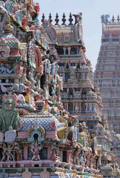 Sri Ranganathar Schwammiger Tempel Srirangam Trichy — Stockfoto