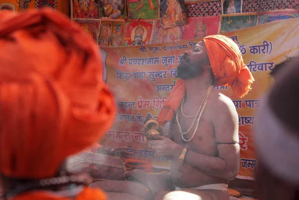 Lokale Bevolking Kumbh Mela Festival Buurt Van Allahabad India Uttar — Stockfoto