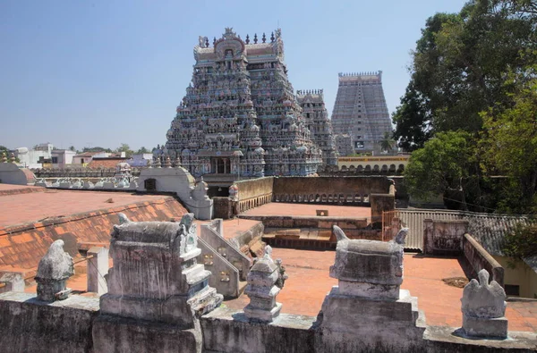 Шрі Ranganathar Свамі Храм Srirangam Трічі — стокове фото