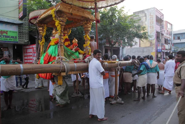 Невідомі Місцевих Жителів Штаті Андхра Прадеш Tirumala Сполучені Штати Америки — стокове фото