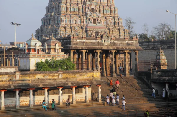 Majestätiska Norra Entrén Tornet Chidambaram Templet 1100 Talet — Stockfoto