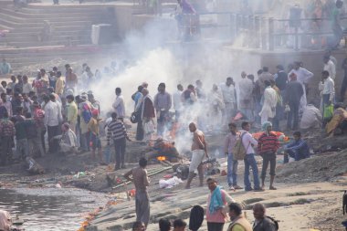  Varanasi bir kutsal Hint Ganga Uttra Pradesh, Hindistan kıyılarına şehridir.