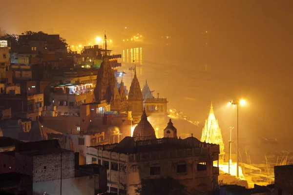 Antigua Ciudad Histórica Varanasi Uttar Pradesh India — Foto de Stock