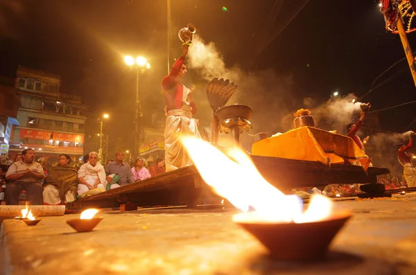 Pessoas Locais Não Identificadas Festival Kumbh Mela Perto Allahabad Índia — Fotografia de Stock