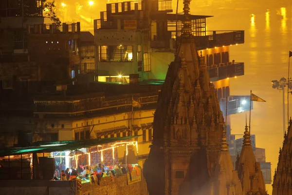 Antigua Ciudad Histórica Varanasi Uttar Pradesh India — Foto de Stock