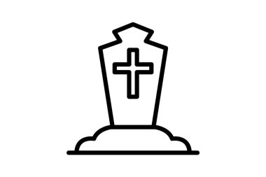 Mezar Binası, vektör, piksel mükemmel, illüstratör dosyası